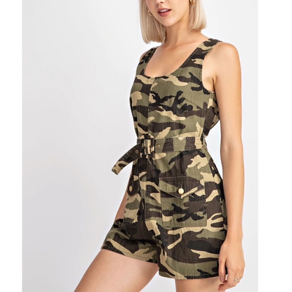 CAMO ROMPER 